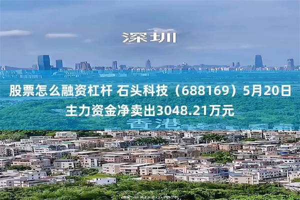 股票怎么融资杠杆 石头科技（688169）5月20日主力资金净卖出3048.21万元