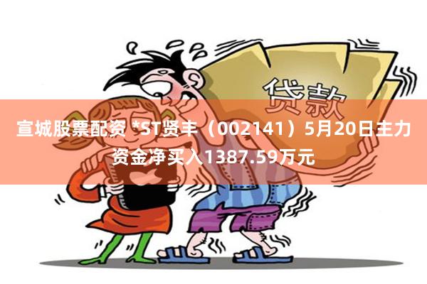 宣城股票配资 *ST贤丰（002141）5月20日主力资金净买入1387.59万元