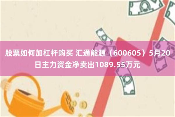 股票如何加杠杆购买 汇通能源（600605）5月20日主力资金净卖出1089.55万元