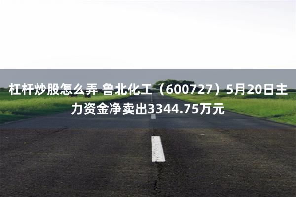 杠杆炒股怎么弄 鲁北化工（600727）5月20日主力资金净卖出3344.75万元