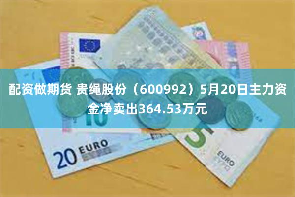 配资做期货 贵绳股份（600992）5月20日主力资金净卖出364.53万元