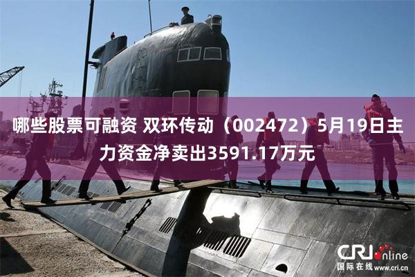 哪些股票可融资 双环传动（002472）5月19日主力资金净卖出3591.17万元