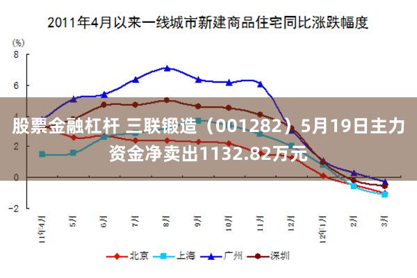 股票金融杠杆 三联锻造（001282）5月19日主力资金净卖出1132.82万元