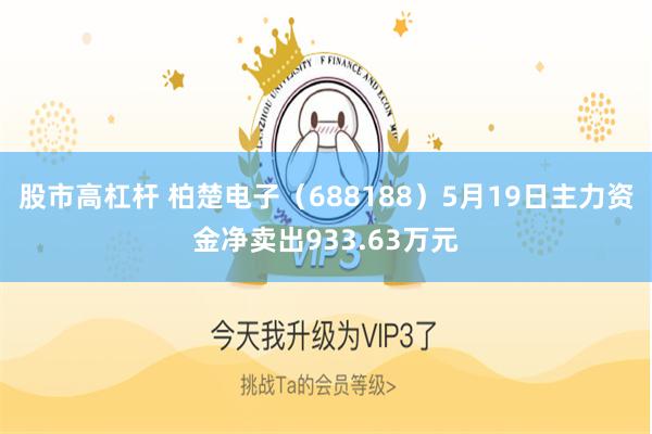 股市高杠杆 柏楚电子（688188）5月19日主力资金净卖出933.63万元