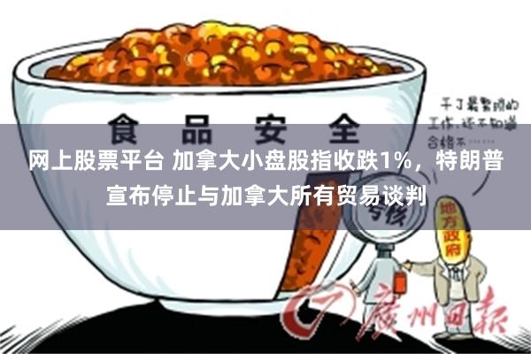 网上股票平台 加拿大小盘股指收跌1%，特朗普宣布停止与加拿大所有贸易谈判
