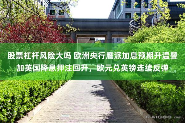 股票杠杆风险大吗 欧洲央行鹰派加息预期升温叠加英国降息押注回升，欧元兑英镑连续反弹