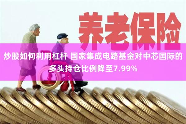炒股如何利用杠杆 国家集成电路基金对中芯国际的多头持仓比例降至7.99%