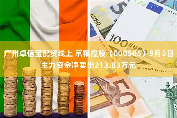 广州卓信宝配资线上 京粮控股（000505）9月5日主力资金净卖出213.83万元