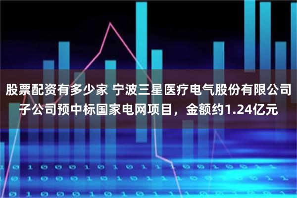 股票配资有多少家 宁波三星医疗电气股份有限公司子公司预中标国家电网项目，金额约1.24亿元