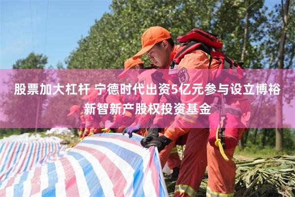 股票加大杠杆 宁德时代出资5亿元参与设立博裕新智新产股权投资基金