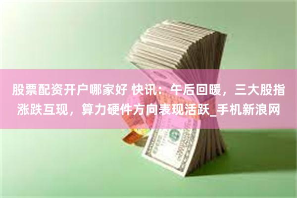 股票配资开户哪家好 快讯：午后回暖，三大股指涨跌互现，算力硬件方向表现活跃_手机新浪网