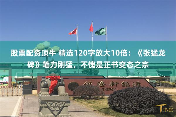 股票配资顶牛 精选120字放大10倍：《张猛龙碑》笔力刚猛，不愧是正书变态之宗